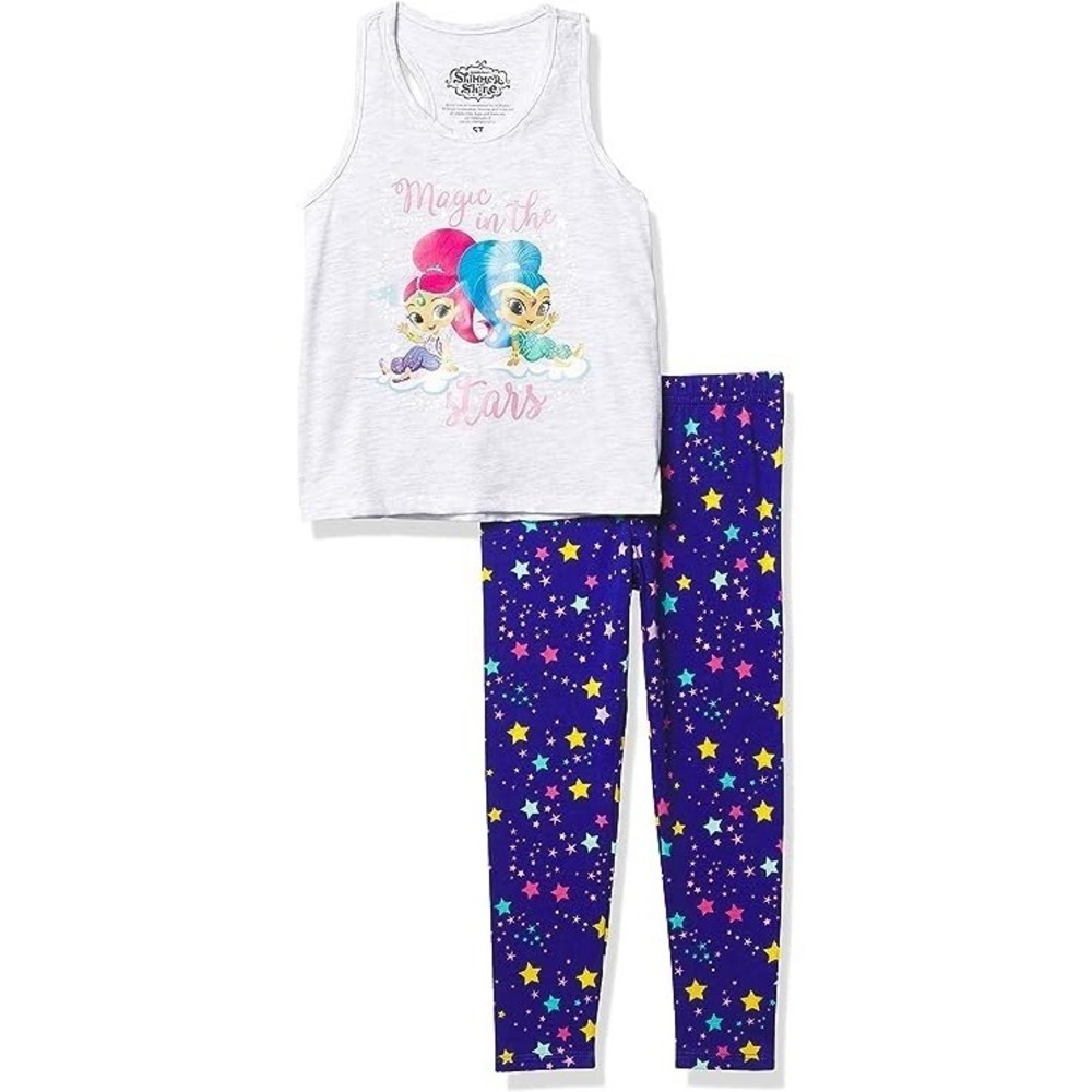 Girls Toddler Shimmer and Shine Tank and Legging set Size 3T